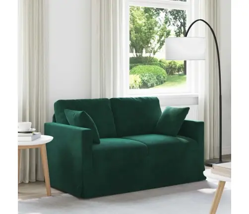 Dīvāns Tumši Zaļš Vidaxl