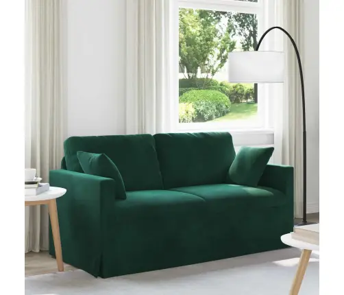 Dīvāns Tumši Zaļš Vidaxl