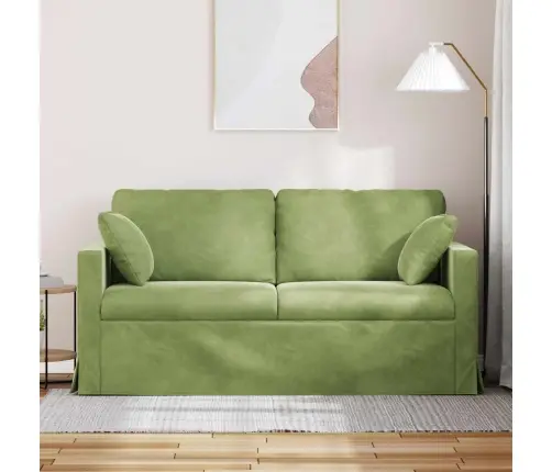 Sofa Šviesiai Žalia 158 X 78 X 80 Cm Aksomas