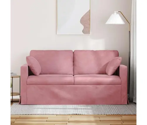 Sofa Rožinė 158 X 78 X 80 Cm Aksomas