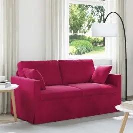 Sofa Vyno Raudona 158 X 78 X 80 Cm Aksomas