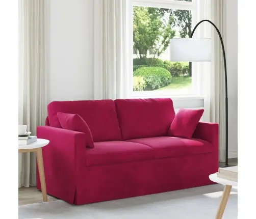 Sofa Vyno Raudona 158 X 78 X 80 Cm Aksomas