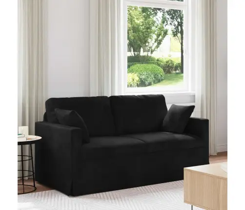 Sofa Juoda 158 X 78 X 80 Cm Aksomas