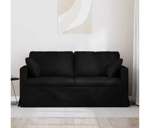Sofa Juoda 158 X 78 X 80 Cm Aksomas