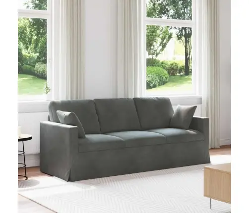 Dīvāns Tumši Pelēks Vidaxl