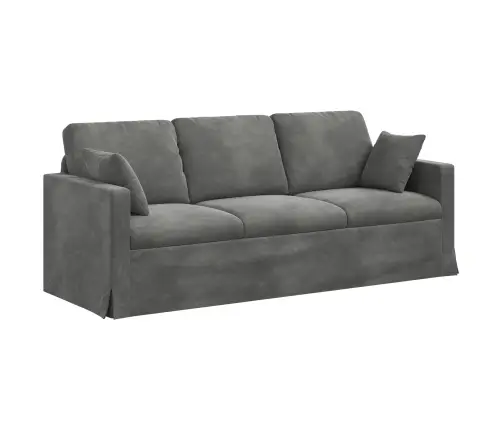 Dīvāns Tumši Pelēks Vidaxl