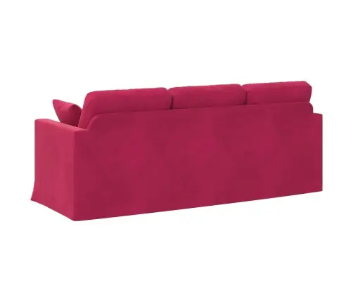 Sofa Vyno Raudona 198 X 78 X 80 Cm Aksomas