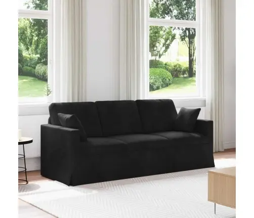 Dīvāns 180Cm Melna Metāls Vidaxl