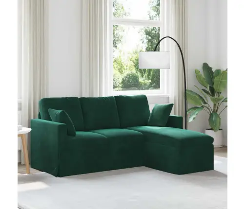 Diivan Tume Rohelise 198 X 134 X 80 Cm Samet