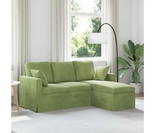 Dīvāns Gaiši Zaļa Vidaxl