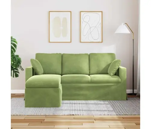 Dīvāns Gaiši Zaļa Vidaxl