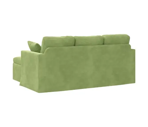 Dīvāns Gaiši Zaļa Vidaxl