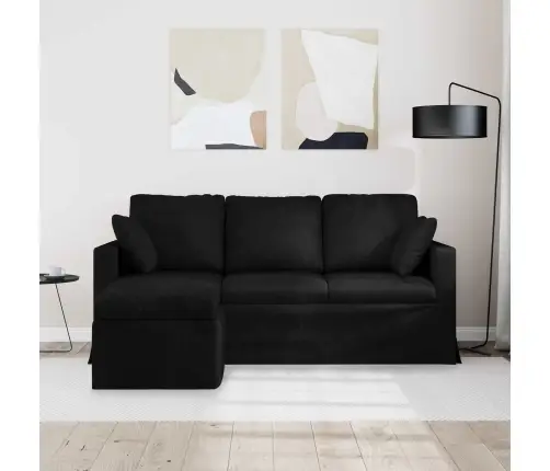 Sofa Juoda 198 X 134 X 80 Cm Aksomas