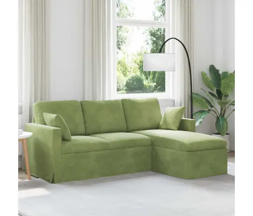 Dīvāns Gaiši Zaļa Vidaxl