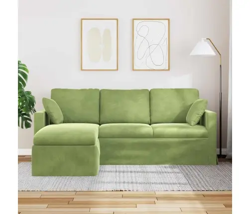 Dīvāns Gaiši Zaļa Vidaxl
