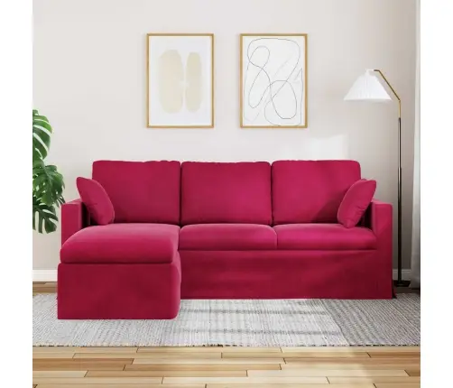 Dīvāns Vīna Sarkans Vidaxl