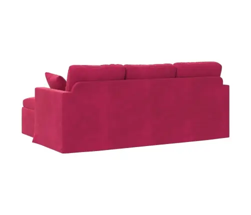 Dīvāns Vīna Sarkans Vidaxl