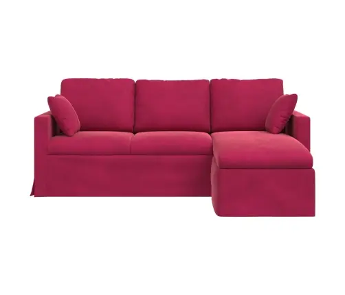 Dīvāns Vīna Sarkans Vidaxl