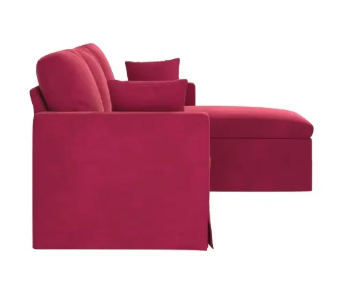 Dīvāns Vīna Sarkans Vidaxl