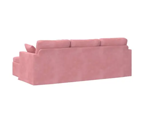 Dīvāns Rozā Vispārējās Izmēri: 228 X 134 X 80 Cm (P X D X A) Vidaxl