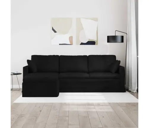 Sofa Juoda 198 X 134 X 80 Cm Aksomas