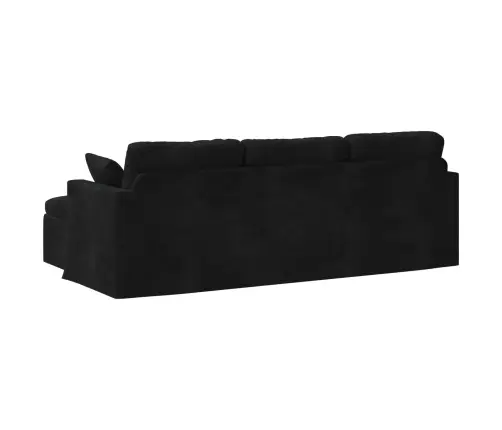 Sofa Juoda 198 X 134 X 80 Cm Aksomas