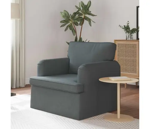 Sofa 60Cm Tamsiai Pilka Metalas