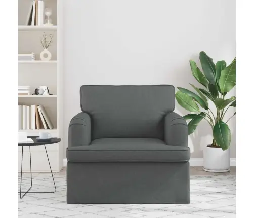 Sofa 60Cm Tamsiai Pilka Metalas