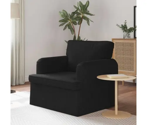 Dīvāns Melna 142 X 80 X 85 Cm Metāls Vidaxl