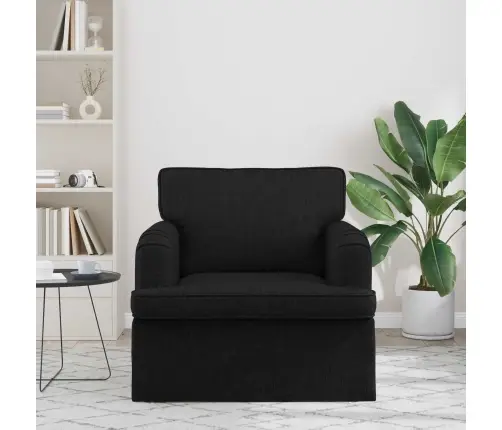 Dīvāns Melna 142 X 80 X 85 Cm Metāls Vidaxl