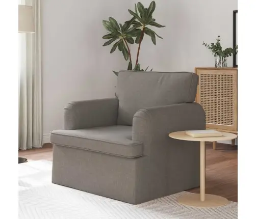 Dīvāns Pelēkbrūna 142 X 80 X 85 Cm Metāls Vidaxl