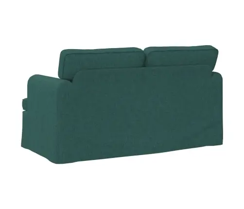 Dīvāns Tumši Zaļš 142 X 80 X 85 Cm Metāls Vidaxl