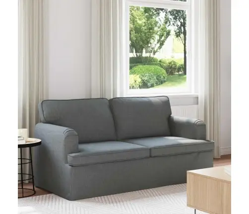 Dīvāns Tumši Pelēks 142 X 80 X 85 Cm Metāls Vidaxl