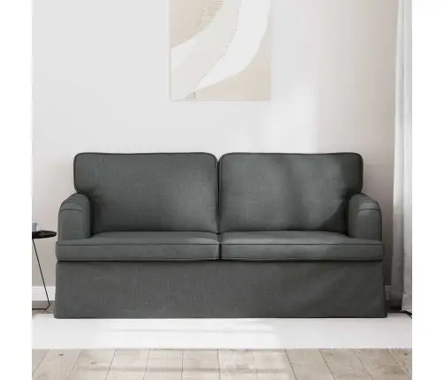 Dīvāns Tumši Pelēks 142 X 80 X 85 Cm Metāls Vidaxl