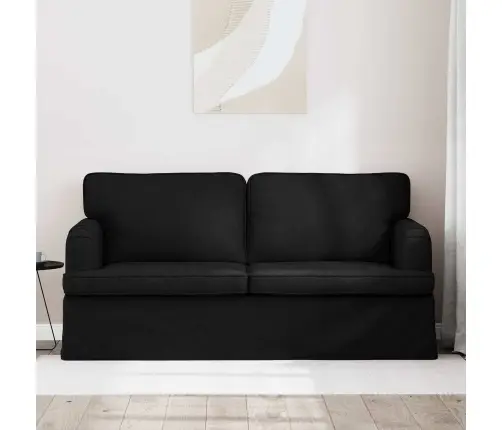 Dīvāns Melna 142 X 80 X 85 Cm Metāls Vidaxl