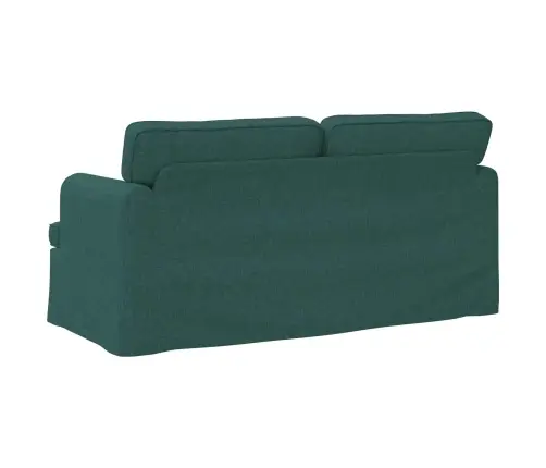 Dīvāns Tumši Zaļš 142 X 80 X 85 Cm Metāls Vidaxl