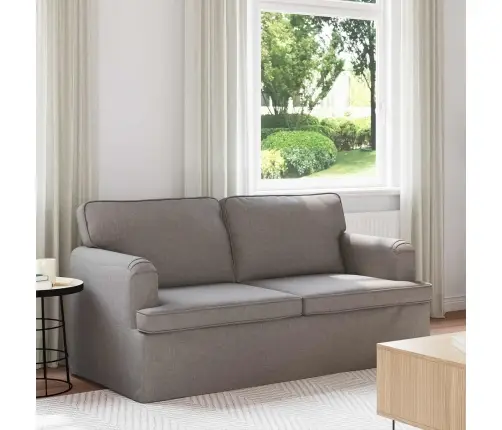 Dīvāns Pelēkbrūna 142 X 80 X 85 Cm Metāls Vidaxl