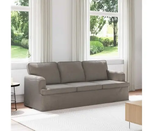 Dīvāns Pelēkbrūna 142 X 80 X 85 Cm Metāls Vidaxl