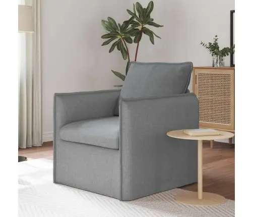 Dīvāns 60Cm Gaiši Pelēks Metāls Vidaxl