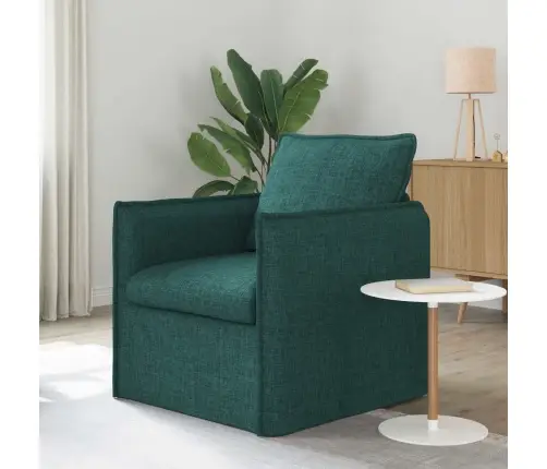 Dīvāns Tumši Zaļš 195 X 82 X 85 Cm Metāls Vidaxl