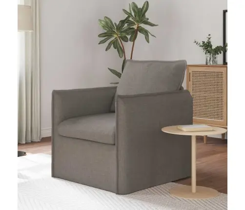 Dīvāns Pelēkbrūna 195 X 82 X 85 Cm Metāls Vidaxl