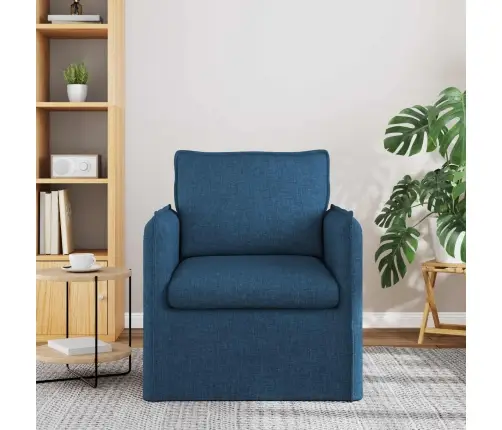 Dīvāns 60Cm Zila Metāls Vidaxl