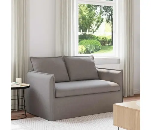 Dīvāns Pelēkbrūna 195 X 82 X 85 Cm Metāls Vidaxl