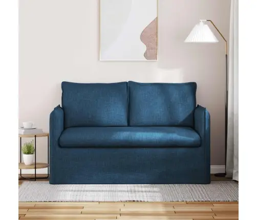 Dīvāns Zila 195 X 82 X 85 Cm Metāls Vidaxl