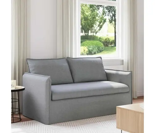 Sofa Šviesiai Pilka 156 X 82 X 85 Cm Audinys