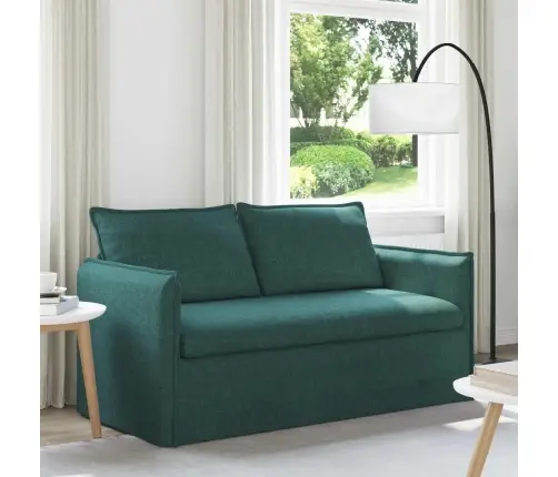 Dīvāns Tumši Zaļš 195 X 82 X 85 Cm Metāls Vidaxl