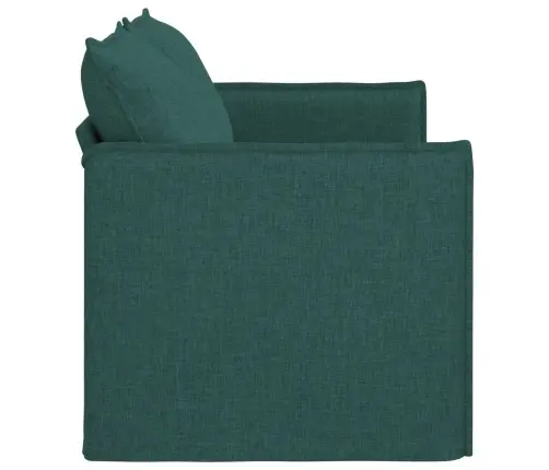 Dīvāns Tumši Zaļš 195 X 82 X 85 Cm Metāls Vidaxl