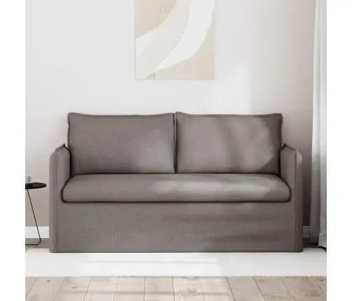 Dīvāns Pelēkbrūna 195 X 82 X 85 Cm Metāls Vidaxl