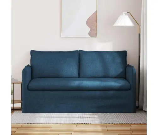 Dīvāns Zila 195 X 82 X 85 Cm Metāls Vidaxl