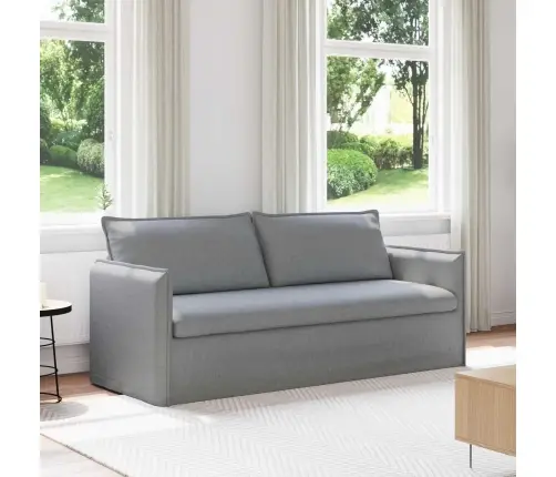 Dīvāns Gaiši Pelēks 195 X 82 X 85 Cm Metāls Vidaxl